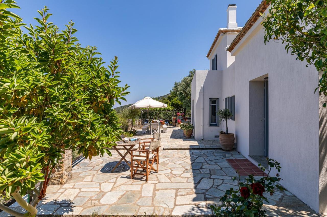 Villa Nina Skopelos- Private Pool - Magnificent Views Exteriör bild