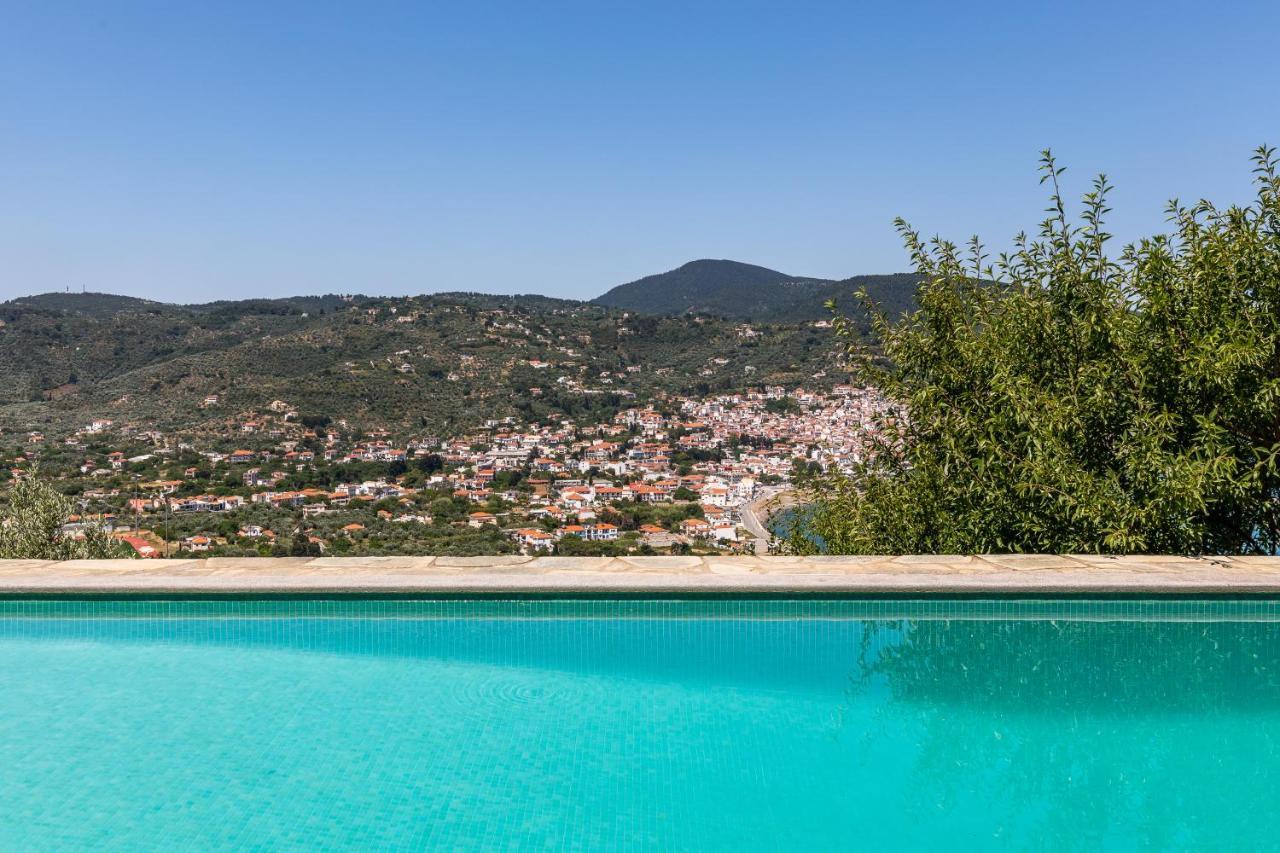 Villa Nina Skopelos- Private Pool - Magnificent Views Exteriör bild