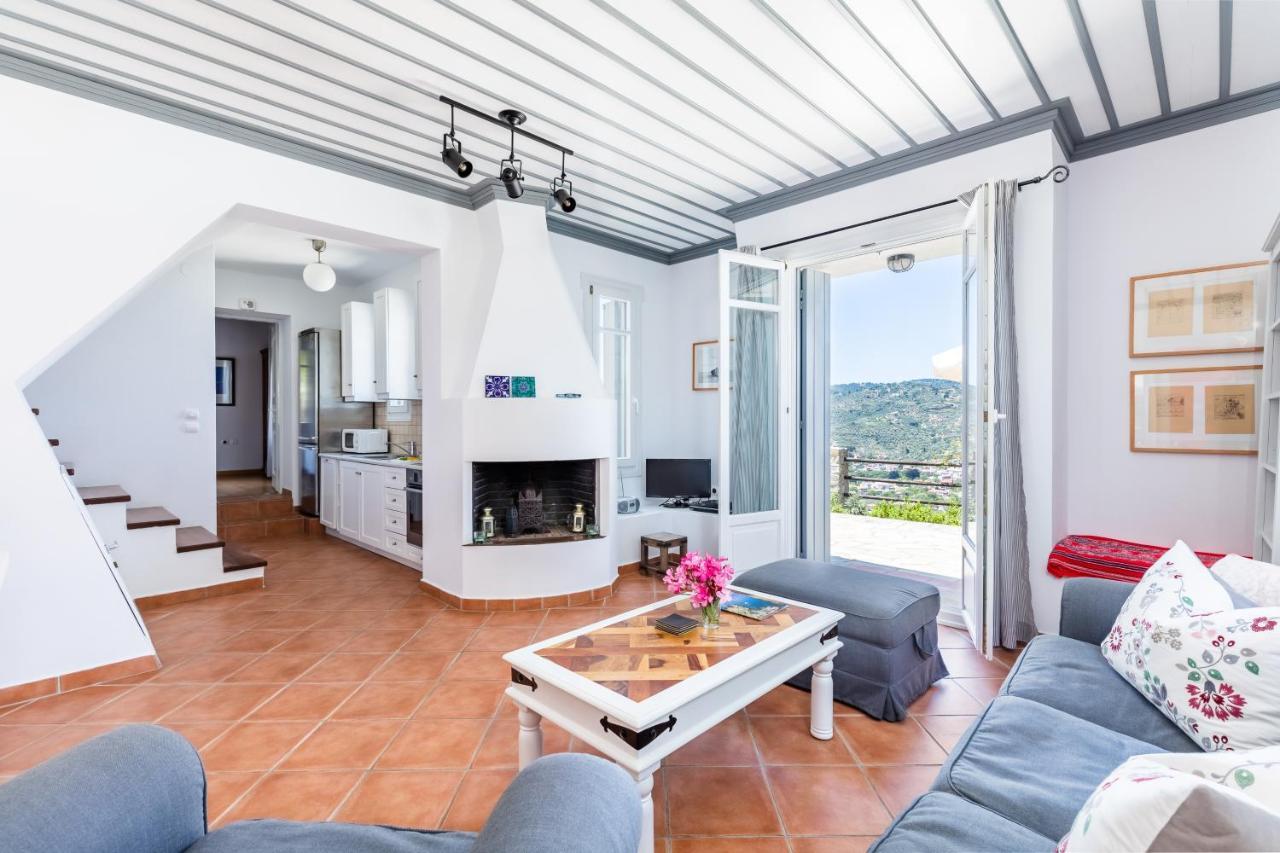 Villa Nina Skopelos- Private Pool - Magnificent Views Exteriör bild
