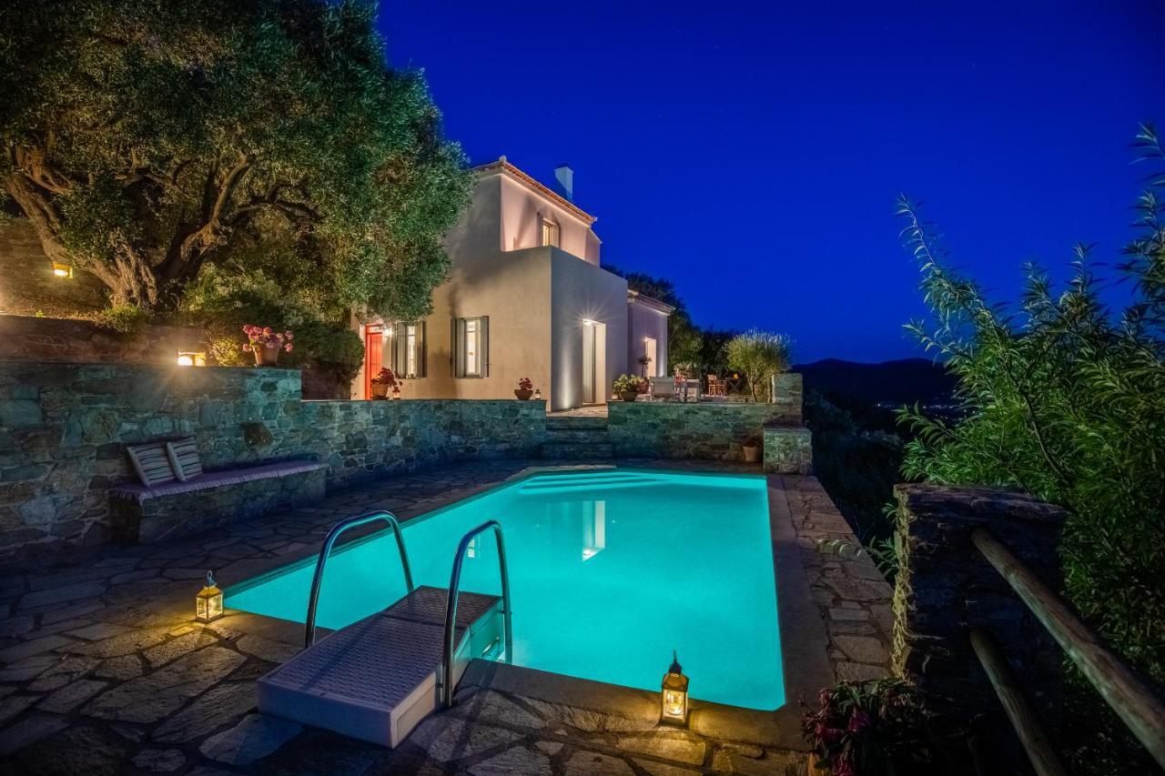 Villa Nina Skopelos- Private Pool - Magnificent Views Exteriör bild